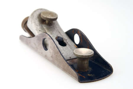 Old Vintage wood workers hand plane for shaving boardsの写真素材