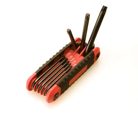 Set of torx tools for use on screws