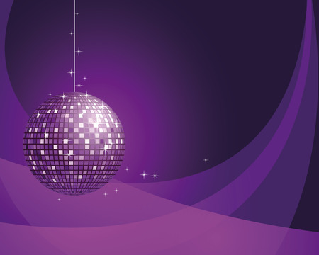 Abstract background with disco ball.のイラスト素材
