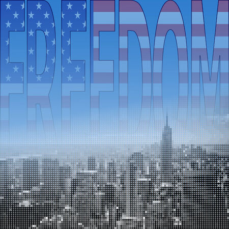 Abstract background with urban landscape.のイラスト素材