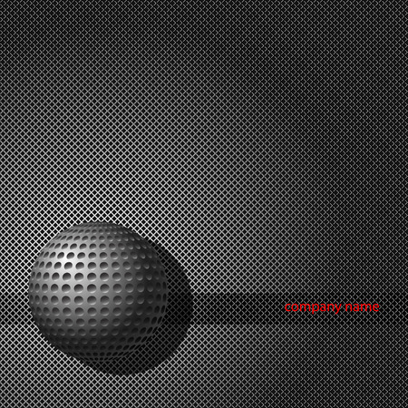 Metal ball on a metal backgroundのイラスト素材