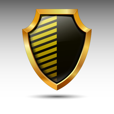 Shield on a white background. のイラスト素材