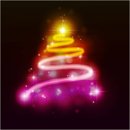 Christmas fur-tree. のイラスト素材