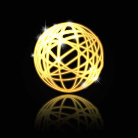 Abstract sphere. のイラスト素材