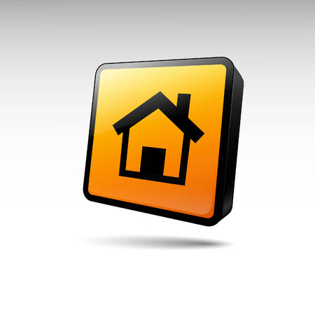 home icon on a white background. illustrationのイラスト素材