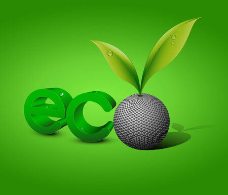 Abstract eco background. Vector illustration.のイラスト素材