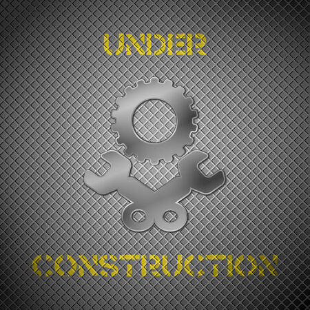 Under construction background. のイラスト素材