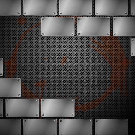 Abstract metal background のイラスト素材