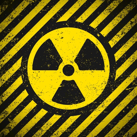 Sign radiation. Vector illustration. Eps10のイラスト素材