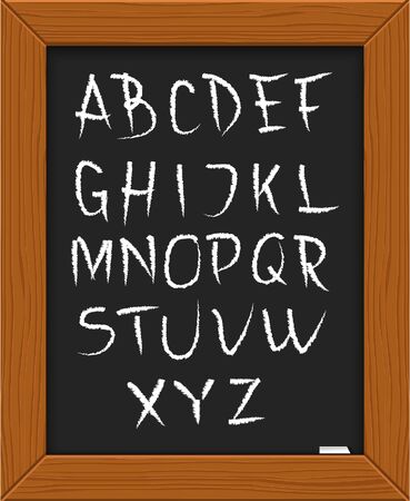 Doodle alphabet. Vector illustration. Eps10のイラスト素材