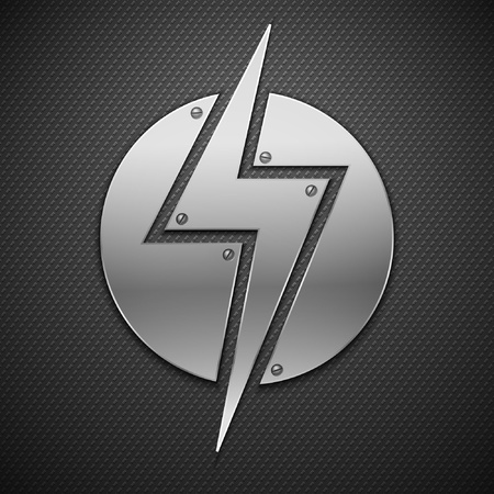 Abstract metal background. Vector illustration.のイラスト素材