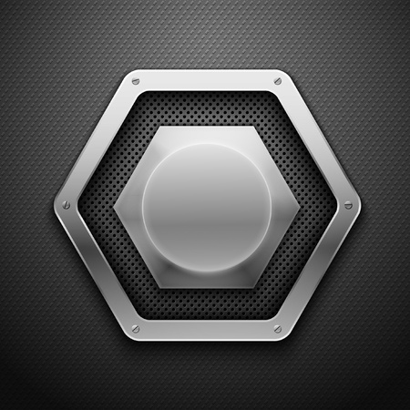 Abstract metal background illustration.のイラスト素材