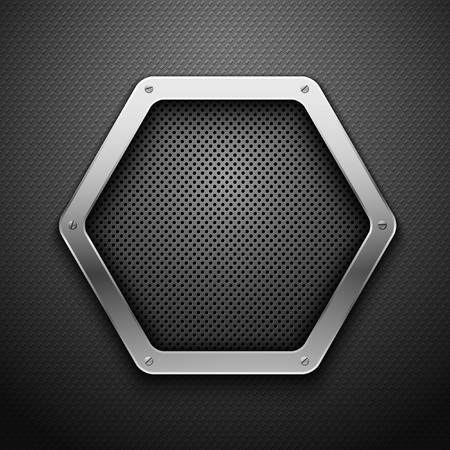 Abstract metal background illustration.のイラスト素材