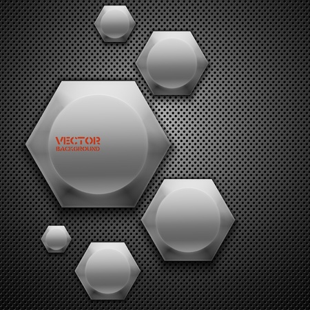 Abstract metal background illustration.のイラスト素材
