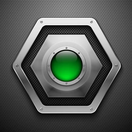 Abstract metal background. Vector illustration.のイラスト素材