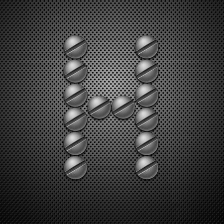 Abstract metal background. Vector illustration.のイラスト素材