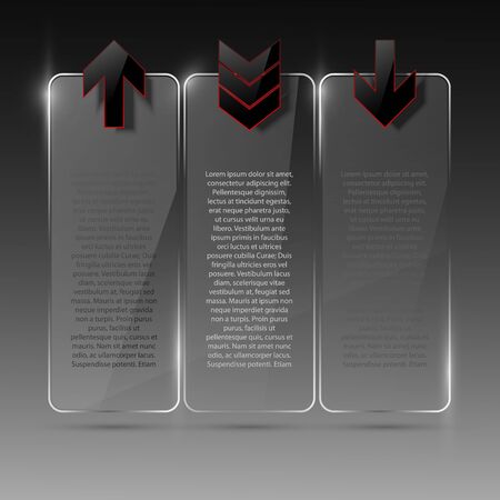 Glass billboard.のイラスト素材