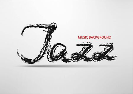 Abstract background with an inscription  jazz のイラスト素材