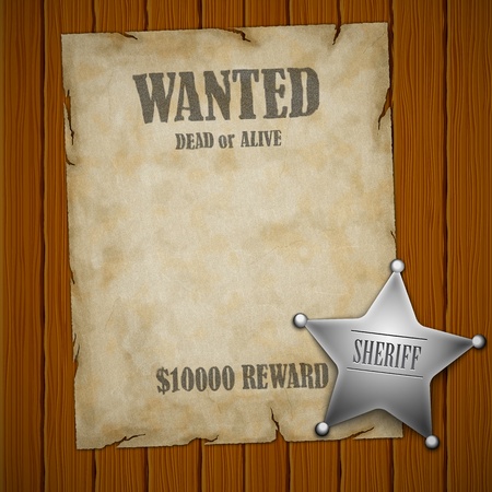 Western style sign  Abstract backgroundの写真素材