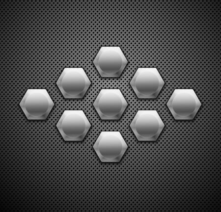 Abstract metallic background  Vector illustration のイラスト素材