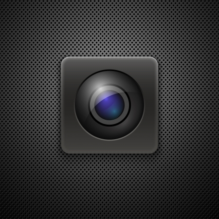 Camera lens  Vector illustration  Eps 10のイラスト素材