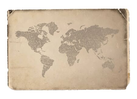 World map Illustrationのイラスト素材