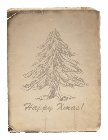 Christmas tree with highly details.のイラスト素材