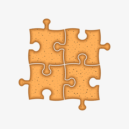 Puzzle   Cookie  のイラスト素材