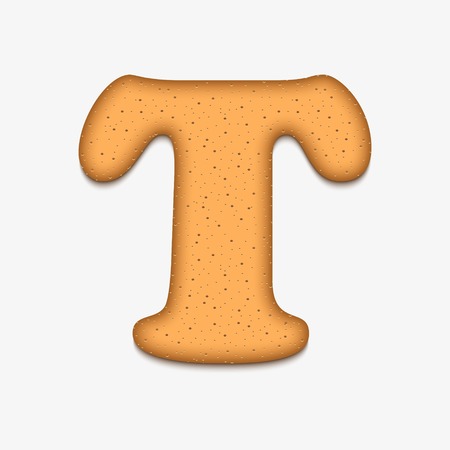 cookies font vector illustration のイラスト素材