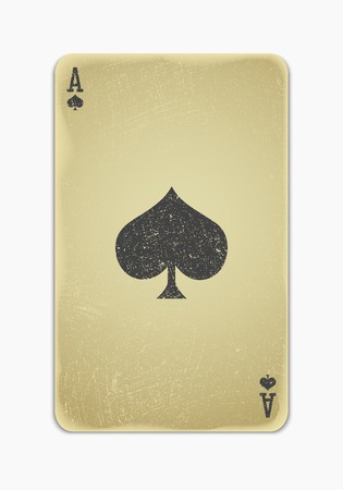 vintage simple background   playing cardのイラスト素材
