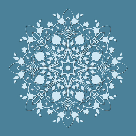 Wedding invitation. Vintage lace vector design realisticのイラスト素材