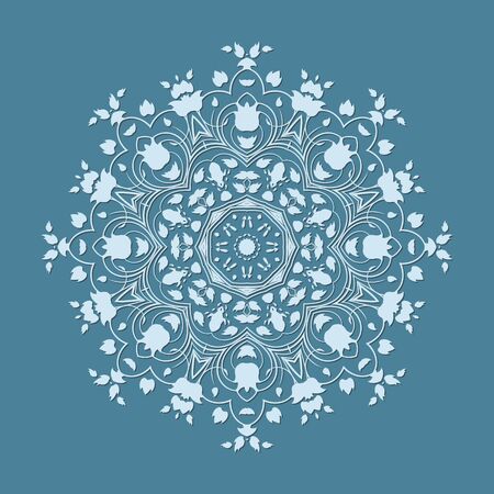 Wedding invitation. Vintage lace vector design realisticのイラスト素材
