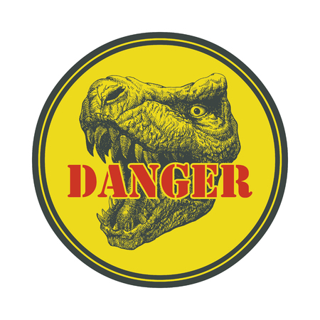 Tyrannosaurus Dinosaur   Hand drawnのイラスト素材
