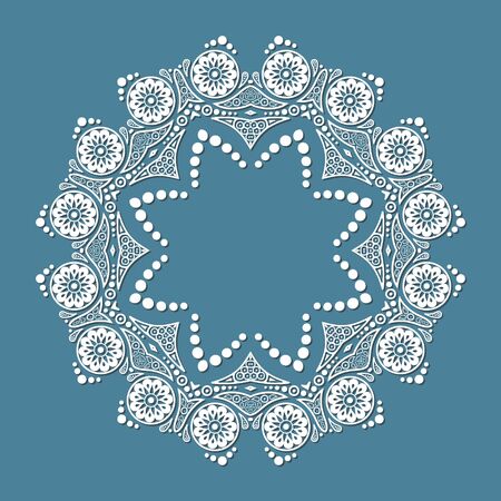Wedding invitation  Vintage laceのイラスト素材