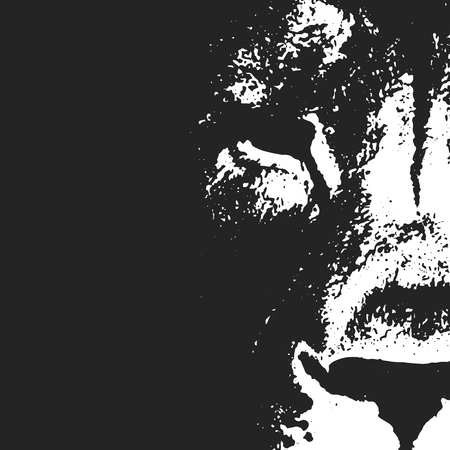 Lion Face Graphic Vector illustrationのイラスト素材