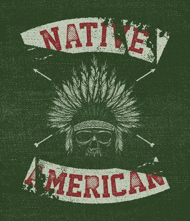 Native american illustrationのイラスト素材