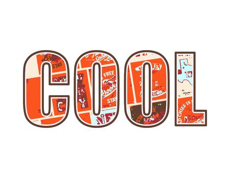 Cool Varsity Design Vector illustration.のイラスト素材