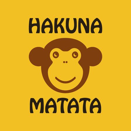Cartoon Ape head.のイラスト素材