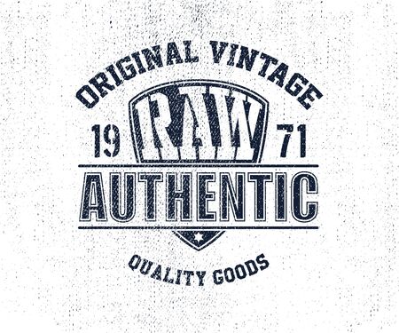 Original vintage Denim print for t-shirt. vector illustrationのイラスト素材