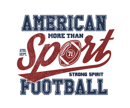 American Football Stylized vector illustration eps 8のイラスト素材