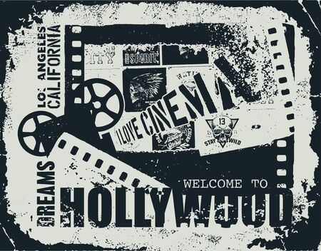 Touristic Retro Vintage background, Vector design Vector illustration.の写真素材