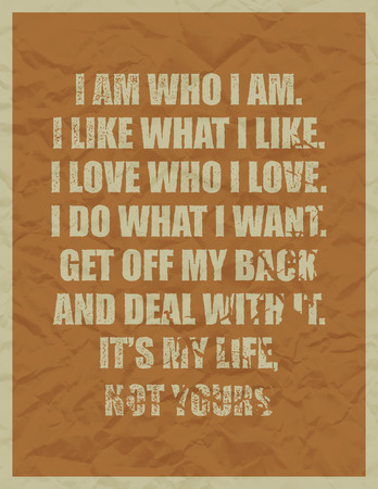 Inspirational and motivational quotes poster. Ideal for print poster, card, shirt, mug. Realistic vector illustration.の写真素材