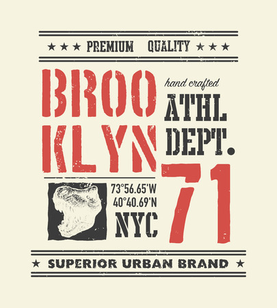 Vintage urban typography with tyrannosaurus headのイラスト素材