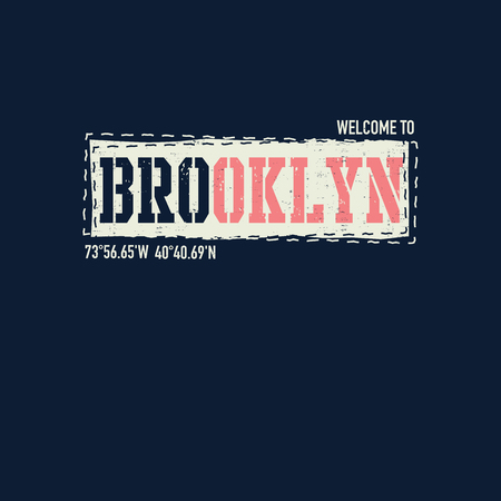Vintage urban typographyのイラスト素材