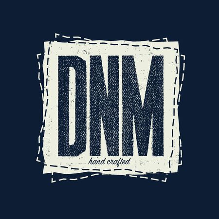 Grunge vintage isolated square stamp illustrationのイラスト素材