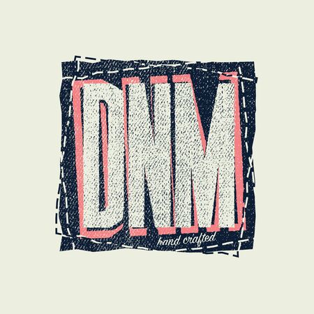 grunge vintage isolated square stamp. vector illustrationのイラスト素材
