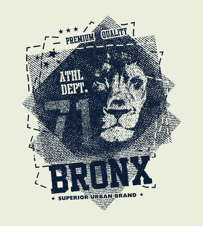 vintage urban typography, t-shirt graphics, vector illustrationのイラスト素材