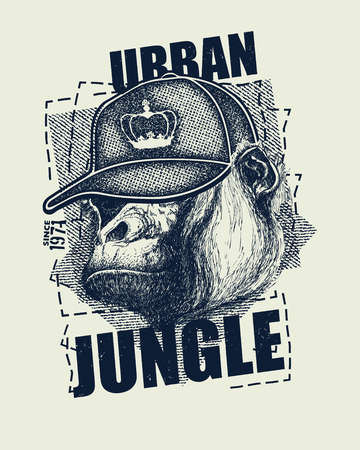 Vintage urban typography, t-shirt graphics, vector illustrationの写真素材