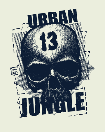 Vintage urban typography, t-shirt graphics, vector illustrationの写真素材
