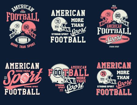 Football Helmet Stylized vector illustration. Element for your design.のイラスト素材